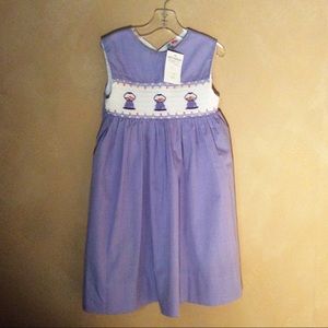 Orient Express smocked Dress Sz4 Bubblegum Machine